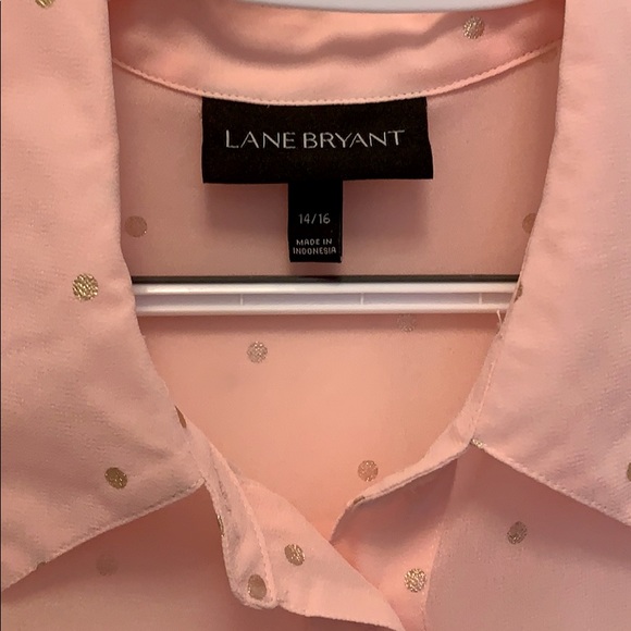 Pink and gold sheer shirt - Picture 3 of 3